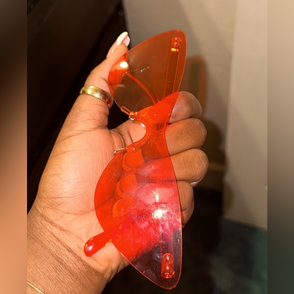 Red Cateye sunglasses